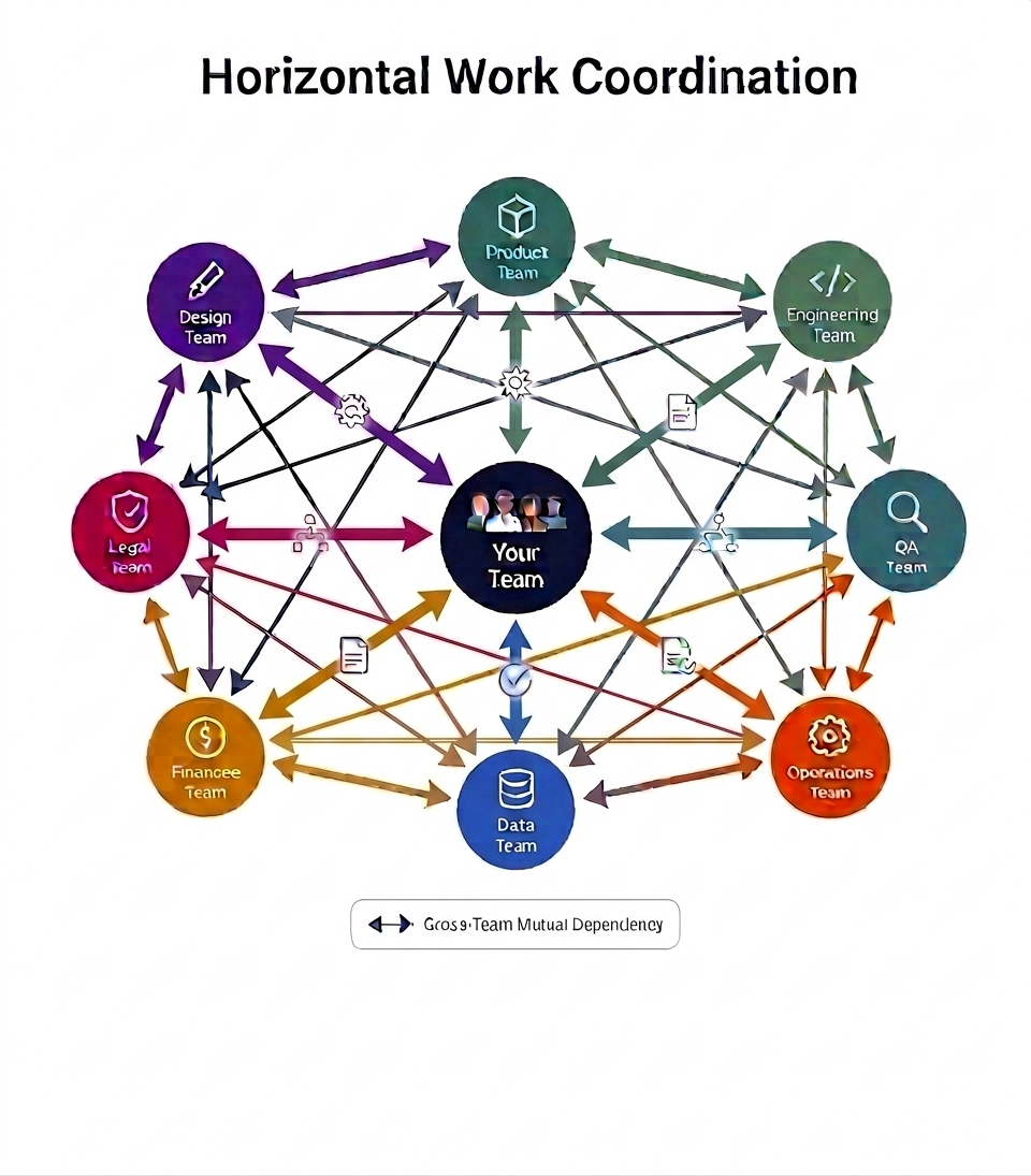 Horizontal work coordination